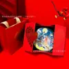 Festival Qixi Puente de las Urracas Oro Puro 999 Oro de Colores Pegatina para Teléfono Colgante Caja de Regalo - Personalización al por Mayor para Joyerías