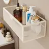 Estante de Almacenamiento para Baño Sin Taladrar Esquina de Baño Montado en Pared Inodoro Lavabo Tocador Estante de Almacenamiento Montado en Pared