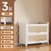 Gabinete de Almacenamiento de Acero para el Hogar Dormitorio Balcón Sala de Estar Gabinete de Almacenamiento Multicapa Gabinete Organizador Multifuncional Gabinete para Artículos Varios