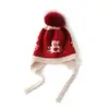 Cachemira Otoño/Invierno 2026 Nuevo Hombres Mujeres Niños Bebé Jacquard Orejas de Osito Protección contra el Frío Punto Gorro Cálido Set