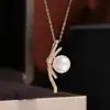Accesorios DIY Plata de Ley S925 Exquisito Lazo Perla Colgante Pendiente Set Base Vacía Pendiente Colgante Lujo Ligero