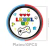 Nova Console de Jogo Colorida da Amazon Decoração de Festa de Aniversário Temática Toalha de Mesa de Aniversário Infantil Controle de Jogo