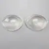Venda Quente Transfronteiriça Atacado Bikini Invisível Autoadesivo Acolchoado Impermeável Inserções para Sutiã Triângulo Almofadas de Silicone para Seios Fofinhos