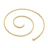 Corrente de Aço Inoxidável 3mm Multiestilo para Homens e Mulheres, Corrente Torcida, Corrente Osso de Cobra, Corrente Pérola Quadrada, Corrente Cesta de Flores, Corrente Lisa para Suéter
