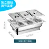 Estufa de buffet de acero inoxidable, estufa de buffet con calefacción eléctrica, estufa calentadora de desayuno de buffet de hotel con tapa abatible transparente, vajilla