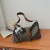 Bolsos para Mujer, Modelos Populares, Bolsos de Hombro Versátiles Invierno 2025, Bolsos de Axila con Hebilla de Cinturón, Bolsos de Mujer Leopardo con Hebilla de Cinturón