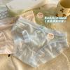 [7A antibacteriano] ultra-fino sexy macio cera pele-friendly rendas underwear cintura feminina respirável algodão virilha senhoras cuecas