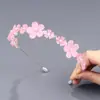 Estilo Coreano Estilo Mori Headband de Flor Feita à Mão Super Fada Elegante Celebridade da Internet Guirlanda Headband Verão Saída Pérola Adorno de Cabeça para Noiva