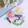 Grampo de Cabelo DIY com Base Bb Clip, Presilhas Pequenas Coloridas Doces, Grampo Fofo Colorido para Franja, Acessórios para Bobby Pins