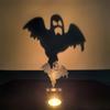 Suporte de Sombra Engraçado Halloween Suporte de Vela Interessante Decoração de Mesa Estilo Europeu e Americano Ornamento de Metal