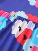 Vestido de Manga Corta para Niña Estilo Europeo y Americano 26 Nuevo de Verano Vestido de Princesa para Niños Moda Estampado Cuello Redondo Vestido para Niños Venta al por Mayor