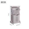 Cesto de Roupa Suja de Plástico Rack de Armazenamento para Banheiro Cesto de Armazenamento de Roupa Suja Duas ou Três Camadas Cesto de Roupa para Secar para Casa Varanda