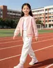 Pantalones jogger elegantes para niñas, nuevo estilo de otoño, pantalones de chándal para niñas, pantalones para niños, pantalones largos casuales para niños mayores, ropa para niños
