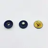 Novo Modelo em Estoque 312 # Botão de Pressão Redondo 12mm Cobre Botão de Pressão de Metal de Três Peças para Casacos e Jaquetas de Penas