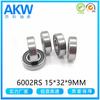 Fábrica de Cixi fornece diretamente rolamento rígido de esferas 6002RS 15*32*9mm Rolamento para motor de roda de scooter/guia