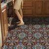 Novo Tapete Parquet Retrô Quarto Sala de Estar Cobertor de Cabeceira Espessado Resistente ao Desgaste Impermeável Antiderrapante Tapete de Piso para Cozinha