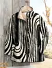 2026 Nuevo Modelo Marca Independiente Temu Serie Multicolor Vaca de las Tierras Altas Chaqueta Acolchada de Algodón con Cuello Alto Abotonada para Mujer Otoño e Invierno