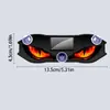 Luz Decorativa Universal para Coche Luz de Advertencia Solar Ojo de Diablo Dinámico Luz de Expresión LED Luz Ocular con Ventosa para Ventana de Coche