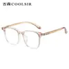 Nuevas Gafas Cuadradas Elegantes para Hombre, Aptas para Lentes Graduados, Bloqueo de Luz Azul, Lentes Sin Graduar, Gafas de Montura Grande Modelo 9585