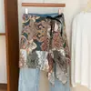 Pañuelo de Seda de Anacardo Dorado Retro Cómodo al Tacto Cubre Trasero Versátil Aura de Alta Clase Ropa de Abrigo Telecomunicaciones Falda de Tira Fina Cortina