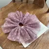 Corea del Sur Oni Grande Malla Esponjosa Punto de Ola Lazo para el Cabello Nuevo Estilo Francés Súper Hada Adornos Perezosos para el Cabello para Mujeres