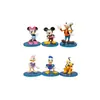 6 Muñecos de la Casa de Mickey Mouse Minnie Pato Donald Goofy Perro Modelo de Oficina Hecho a Mano Adorno de Coche de Dibujos Animados