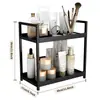 Caja de Almacenamiento de Cosméticos Escritorio Tocador Gran Capacidad Estante de Almacenamiento de Productos para el Cuidado de la Piel Estante de Almacenamiento Baño Sala de Estar Cocina Estante