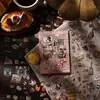 Livro de Adesivos Série Planta Rastejante Yuezhen Adesivos Vintage Estilo Europeu e Americano Jornal Antigo Material para Colagem Guka