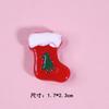 Parches de Resina DIY Personalizados con Temática Navideña, Bolsas de la Suerte, Papá Noel, Árboles de Navidad, Muñecos de Nieve, Calcetines, Cascabeles, Guantes, Accesorios