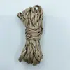 Cuerda de Escalada de Supervivencia para Exteriores DIY Cordón de Paracaídas Trenzado de Polipropileno Pulido Pulsera Cuerda Trenzada de Siete Hilos Colorida 3m