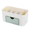 Caja de Almacenamiento Cosmético Tipo Cajón, Organizador de Brochas de Maquillaje, Joyería, Productos para el Cuidado de la Piel, Labial, Caja con Compartimentos para Mascarillas, Tipo Cajón