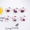 Año del Borrego de Dibujos Animados Cosplay Oveja Pequeña Resina DIY Pegamento de Crema Funda para Teléfono Pasador para el Cabello Tocado Charms para Crocs Materiales Hechos a Mano