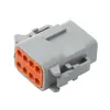 Dtm06-8Sa Tipo Dechi Conector Automotivo Plug à Prova D'água Terminal de Chicote de Fios de Acoplamento Macho e Fêmea Conector Especial