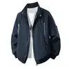 Chaqueta para Hombre Tangkez, Nueva Otoño Casual Versátil Cuello Alto Juventud Exterior Ropa de Trabajo para Hombre Chaqueta Abrigo