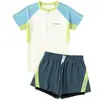 Traje de banho infantil de duas peças para meninos, novo modelo 2026, equipamento de natação para adolescentes e crianças maiores, sunga infantil, conjunto completo
