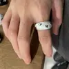 Colección de Anillos Abiertos Retro con Forma de Corazón Europeos y Americanos para Mujer, Diseño Único Versátil, Anillos para Dedos con Forma de Corazón, Anillos para el Dedo Índice, Accesorios