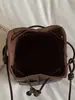 Bolso de Cubo con Cordón Nuevo para Mujer Otoño 2026, Bolso de Hombro Casual Simple para el Trabajo, Bolso Cruzado de Color Sólido Vintage a la Moda