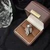 Anillo de Flor de Perla de Imitación Francesa Seiko de Venta Caliente Transfronteriza para Mujer, Lujo Ligero, Versátil, Noble y de Gama Alta