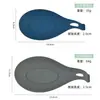 Almohadilla de silicona para utensilios de cocina, disponible en stock transfronterizo, almohadilla para cuchara sopera, almohadilla de almacenamiento, creativa, almohadilla para platos con sabor, cuchara fácil de limpiar