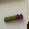 2025 Nuevo Pasador para el Cabello de Cachorro de Fieltro Clip Cuadrado Nuevo Otoño e Invierno Clip para Flequillo Clip Lateral Clip para Cabello Suelto
