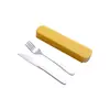 Juego de Vajilla Cuchillo y Tenedor de Acero Inoxidable Cuchara Juego de Vajilla Portátil Juego de Tres Piezas Caja de Regalo para Exteriores Juego de Una Pieza Vajilla Juego de Cuatro Piezas
