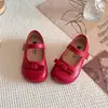 Zapatos Individuales Nuevos de Primavera y Verano para Niñas 2026 Zapatos de Princesa con Lazo para Niñas Zapatos Casuales de Moda para Niñas Pequeñas