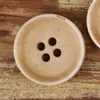 Botones biselados de hueso de vaca en caqui y gris claro, hechos de material de hueso de vaca natural, para abrigos, chaquetas y camisas de otoño e invierno