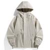 Jaqueta com Múltiplos Zíperes, Estilo Primavera e Outono, Jaqueta Funcional para Trabalho ao Ar Livre à Prova de Vento e Impermeável, Roupa de Exterior Moderna para Homens e Mulheres