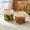 BNBS Recipiente Hermético de Plástico para Pepinillos Grado Alimenticio Caja de Almacenamiento para Rábanos Encurtidos Caseros Caja Multiespecificación para Conservar Fresco