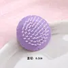 Peine de goma elástica multi-especificación al por mayor, peine de dibujos animados lindo macaron, peine de masaje para cabello liso, peine para peinar cabello, suministro directo del fabricante
