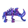 Esqueleto de Mamut Impreso en 3D Modelo de Dinosaurio Chino Móvil de Mamut Decoración de Escritorio para Alivio del Estrés