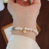 Pulsera de Perlas Naturales para Mujer Nuevo Estilo Chino Estilo Nacional Riqueza Amuleto Jade Azul Agua Pulsera Pulsera Joyería Novia Joyería Exquisita