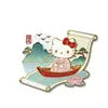 Imanes de Refrigerador de Acrílico Estilo Antiguo x Hello Kitty en Stock, Linda Colaboración 2Dtt con el Rey del Té Ki Zhenyi