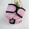 Calças fisiológicas para animais de estimação fraldas para cães laváveis absorventes reutilizáveis calcinhas shorts ajustáveis